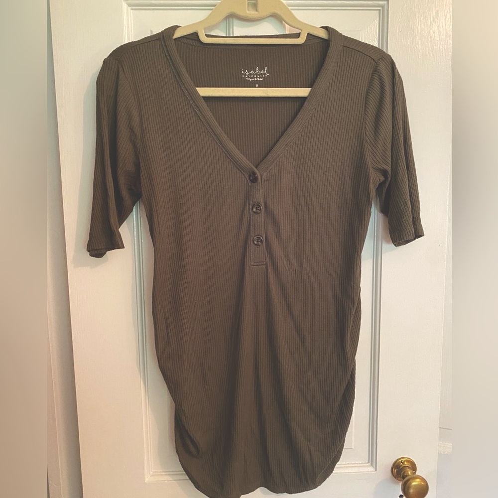 Fitted maternity top